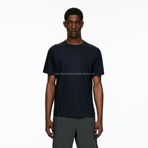 Diseño desgastado camiseta Calidad Algodón gota hombro marca en blanco de gran tamaño personalizado impresión logo camiseta - Product Image 1