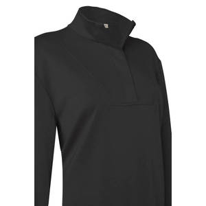 เสื้อสเวตเตอร์คอตั้งสีดำสำหรับผู้หญิง - Product Image 2