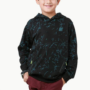 Sudaderas con Capucha para Niños, Manga Larga, Cómodas, Cálidas, de Algodón y Felpa, para la Escuela y el Juego - Product Image 1