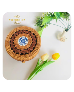 Caja de regalo de ratán duradera de alta calidad, accesorio de muebles personalizable a un precio competitivo a granel en Vietnam - Product Image 1