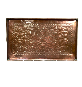 Plateau en cuivre de qualité supérieure plateau en forme de carré en métal tendance nouveauté plateau en cuivre Simple - Product Image 1