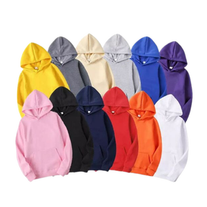 Pull-over imprimé de logo personnalisé de haute qualité pour les fabricants, vente en gros de sweatshirts à capuche pour hommes de taille américaine simple - Product Image 1