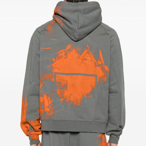 Sudadera con capucha de invierno sólida con logotipo personalizado para hombre, Sudadera con capucha para correr, Jersey de algodón, sudaderas con capucha Unisex de talla grande para hombre - Product Image 4
