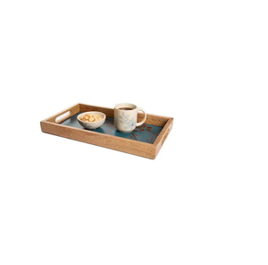 Bandeja de impresión de madera de la mejor calidad, bandeja de servicio decorativa para el hogar, diseño para cocina, hotel, uso a precio aceptable - Product Image 3
