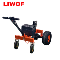 Chariot électrique LIWOF 12V pour remorque, capacité 3500 lb, alimenté par batterie 12Ah, pour remorques de camping-car, bateaux et utilitaires