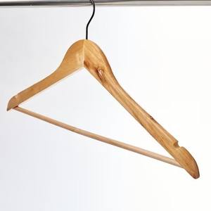 Cintres en bois de qualité supérieure durables, logo de la marque, cintre pour vêtements, cintre pour manteau, pour l'exportation - Product Image 3