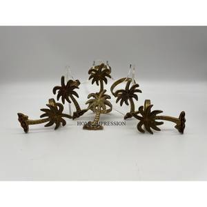 Porte-serviettes élégants de créateur, forme luxueuse, mariages, fêtes, décoration de table de cuisine, en stock, cadeaux écologiques en métal - Product Image 2