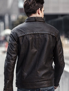 Best Selling Design <b>Men</b> Wear leather <b>Jackets</b> OEM Service <b>Men</b> Clothing Custom Logo Print Comfortable leather <b>jacket</b> customized - Product Image 6