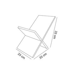 Porte-revues en bois JGWOOD DESIGNS, organiseur de bureau pour la maison et le bureau - Product Image 3