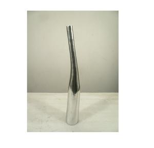 Vase fleur martelé polonais en forme de boule ronde en aluminium - Product Image 5