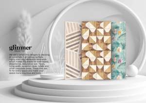 Azulejos de Porcelana de Lujo Contemporáneo con Textura de Imitación de Piedra Brillante, Vitrificados, de 600x1200 mm, para Interiores de Villas - Product Image 6