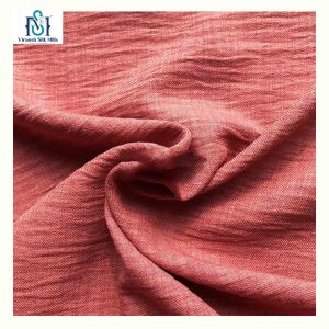 Estilo de lino de poliéster con 2 tonos 2/2 Twill Leli Spinning Fabric para ropa de mujer - Product Image 3