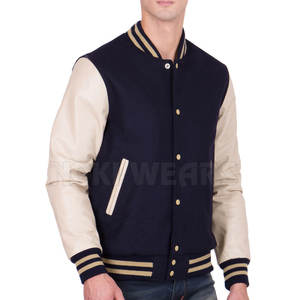 Uso al aire libre Adulto Letterman Chaqueta de invierno Cuello alto Letterman Chaqueta Tallas grandes Letterman Chaqueta - Product Image 4