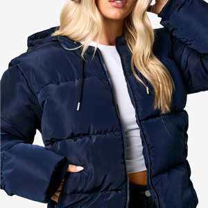 Chaqueta larga acolchada para mujer, precio de fábrica, servicio OEM, transpirable y cómoda, MOQ bajo, chaquetas acolchadas para mujer - Product Image 6