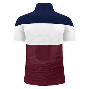 Chemises décontractées pour hommes, confortables, respirantes et légères, à manches courtes, en tissu tricoté coton-polyester pour un style et un confort optimaux - Product Image 2