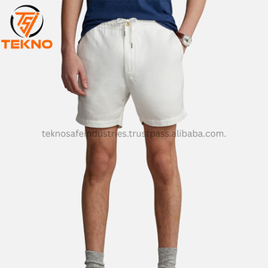 Pantalones cortos personalizados con bolsillos para hombre, pantalones de playa con estampado de patrón sólido para surf, Fitness, deportes al aire libre, uso doméstico para hombres OEM - Product Image 2
