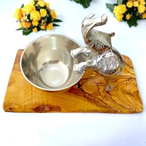 Centre de table décoratif élégant en forme d'éléphant de luxe pour les intérieurs et les occasions spéciales, provenant d'Inde - Product Image 6