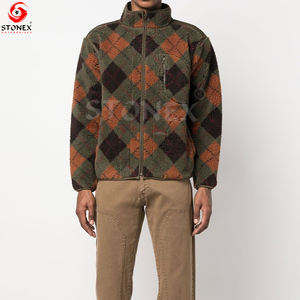 Chaqueta de lana Polar para hombre, lo último en 2023, personalizada, al por mayor, transpirable, para invierno, para exteriores, con bolsillos, diseño de punto - Product Image 2