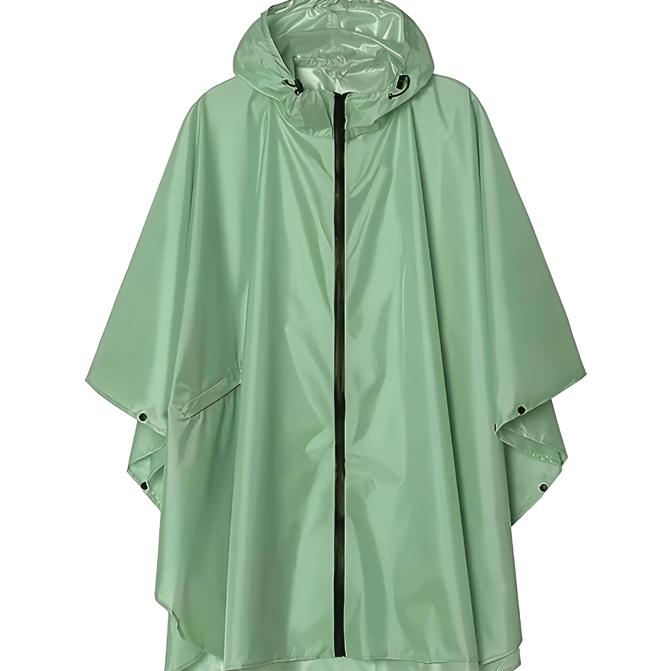 Kapuzen-Regenponcho wasserdichter Regenmanteljacke Poncho-Regenmantel benutzerdefinierte Farbe Regen Poncho gelber Regenmantel mit Kapuze und Taschen