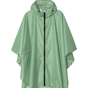 Kapşonlu yağmur panço su geçirmez yağmurluk ceket panço yağmurluk özel renk yağmur panço sarı yağmurluk kapşonlu cepler ile