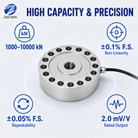 Capteur de force de tension et de compression haute capacité 1000-10000 KN IP67 pour machines d'essai universelles et presses hydrauliques