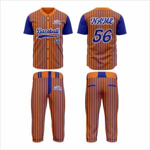 Uniformes de Béisbol y Sóftbol Personalizados al por Mayor, Diseño Sólido, Secado Rápido, 100% Poliéster, Logotipo Frontal, 220g, Nombres de Equipos Personalizados - Product Image 1