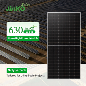 แผงโซลาร์เซลล์ Jinko 132 <span class=keywords><strong>เซลล์</strong></span> 605w 610w 615w 620w 625w 630w แบบกระจกสองชั้น โมโนคริสตัลไลน์ โมดูลพลังงานแสงอาทิตย์ แผงโซลาร์เซลล์แบบโมโน - Product Image 1