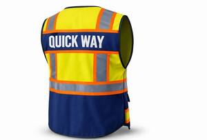 Discounted Sale <b>Outdoor</b> High Visibility Reflective <b>Safety</b> Vest with Customized Logo Waterproof Multiple Pockets - Product Image 2