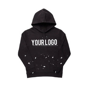 Conjunto Deportivo Personalizado con Estampado de Marca, Resistente al Viento, Transpirable, 100% Algodón, Talla Grande, para Hombre, Estilo Urbano, con Capucha, Color Sólido - Product Image 4