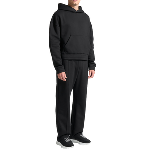 Conjunto Deportivo Informal de Alta Calidad, Personalizado, de Algodón Grueso, Conjunto de Sudadera y Pantalones Deportivos Holgados para Hombre - Product Image 2