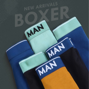 Calzoncillos bóxer de lujo de primera calidad suministrados por ODM transpirable 100% algodón antibacteriano último estilo cómodo soporte ajuste perfecto - Product Image 2