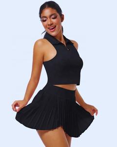 Ensemble de tenue de tennis pour filles, tenue de sport respirante pour l'entraînement et les matchs, vêtements de sport confortables pour les jeunes joueuses - Product Image 5