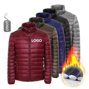 Veste matelassée légère compressible à capuche pour hommes Veste d'hiver coupe-vent avec isolation recyclée - Product Image 2