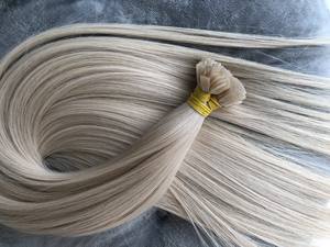 Extensión de cabello de punta plana color rubio 24 pulgadas recto sedoso 100% cabello virgen vietnamita - Product Image 5