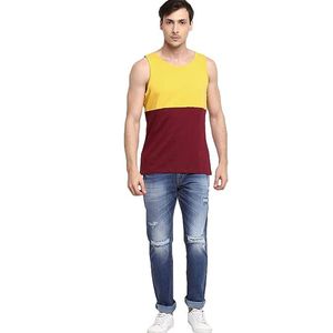 Débardeur de sport pour homme style urbain, en coton personnalisé, respirant, 180g, tricoté uni, imprimé, pour musculation, 2026 - Product Image 3