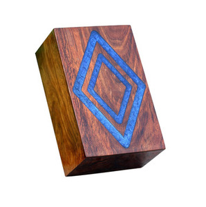 Handmade Wooden Cremation <b>Urns</b> for Adult Funeral and Burial with Custom Logo at Low Price - Product Image 1