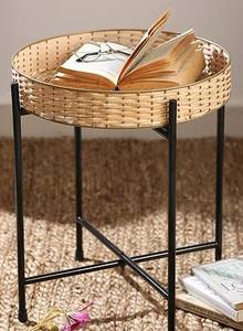 Meubles élégants en métal avec dessus de panier pour maison, hôtel, Restaurant, décoration de Table, Table basse centrale de couleur noir et doré - Product Image 5