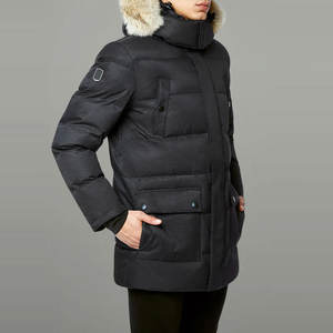 Parka écologique de grande qualité pour hommes grande taille Vestes d'hiver à capuche en coton confortables et élégantes nouveauté OEM - Product Image 3