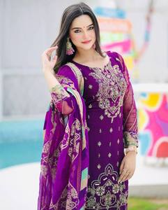 Conjunto de Top, Pantalón Palazzo y Dupatta para Niñas, Diseño Nuevo de Tennecy, Listo para Usar, Sin Arrugas, Secado Rápido - Product Image 3