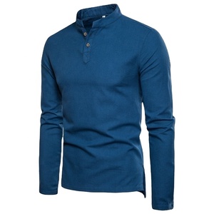 เสื้อโปโลแขนยาวสีทึบบุรุษพิมพ์ลายใดๆจากบังคลาเทศ - Product Image 1