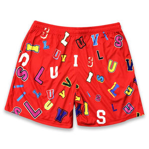 Shorts de Malla Casuales Unisex al por Mayor, Verano 2026, hasta la Talla 6XL, Cordones Ajustables, Diseño Sólido, Cintura Media, Sublimación - Product Image 3