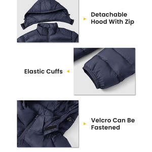 เสื้อแจ็คเก็ตผู้ชายแบบพองตัว ผ้าบางบุซับใน สำหรับฤดูหนาว สไตล์สตรีทแวร์ คุณภาพสูง ผลิตโดยตรงจากโรงงาน เสื้อผ้าลำลองสำหรับฤดูหนาว - Product Image 2