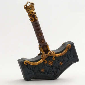 God of War 5 Ragnarok Kratos Marteau Material Plástico - Product Image 3