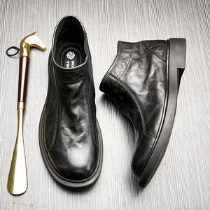 Zapatos Casuales Ligeros con Plantilla Absorbente de Sudor y Estructura Flexible, Zapatos Diarios para Hombre, Zapatos de Cuero - Product Image 2