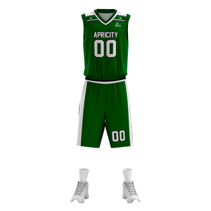 Camisetas y pantalones cortos de baloncesto personalizados de alta calidad, de secado rápido UNIFORMES DE EQUIPO transpirables, 100% de malla transpirable de poliéster, 10 Uds. MOQ - Product Image 1