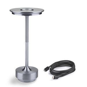 โคมไฟตั้งโต๊ะไร้สายแบบสัมผัสสำหรับร้านอาหารหรูหรา ชาร์จไฟได้ 3.5 วัตต์ IP65 ไฟกลางคืน โคมไฟข้างเตียง ตกแต่งบ้าน โคมไฟตั้งโต๊ะทันสมัย - Product Image 2