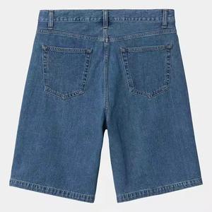 กางเกงขาสั้นผ้ายีนส์วินเทจของผู้ชายกางเกงขาสั้นแบบหลวมสำหรับใส่ทำงานเย็บปักแนวสตรีทใส่ฤดูร้อนตามสั่ง - Product Image 5