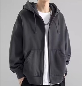 Sweat à capuche surdimensionné en coton éponge française personnalisé hiver sweat à capuche gaufré en polaire lourde sans ficelle StreetWear plaine vierge - Product Image 1