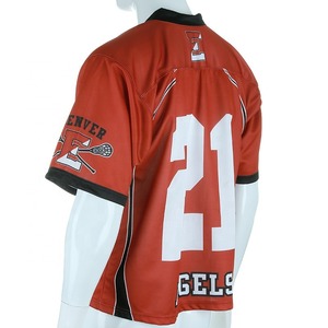 ชุดกีฬาลาครอสมหาวิทยาลัยปรับแต่งได้เสื้อเจอร์ซีย์ที่มีความทนทานและมีชื่อโลโก้ - Product Image 2