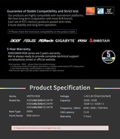 RAM de bureau gaming RGB DDR5 16 Go x2 6800 MHz - En stock - Garantie 5 ans